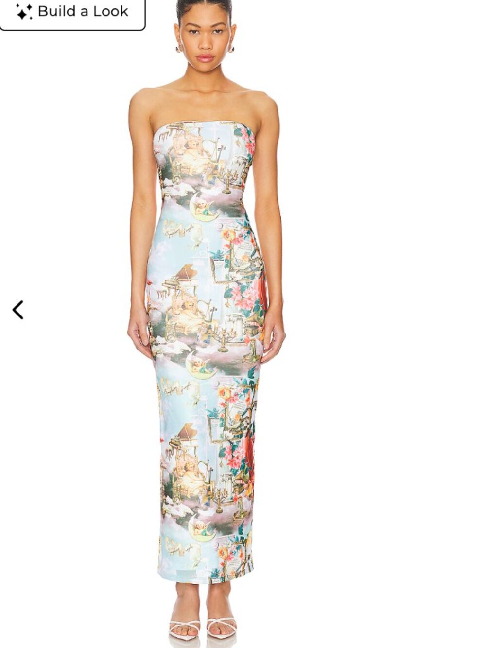Superdown Strapless Printed Maxi Dress – Brand New, Never Worn